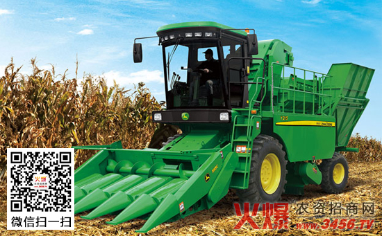 玉米联合收割机使用前如何进行安装调节